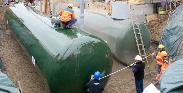Das Speichern von Wasserstoff in unterirdischen Druckbehältern als Energiereserve für den Winter hat zwar aus technischer Sicht funktioniert, war aber wirtschaftlich nicht rentabel. (Foto: Umwelt Arena Schweiz)