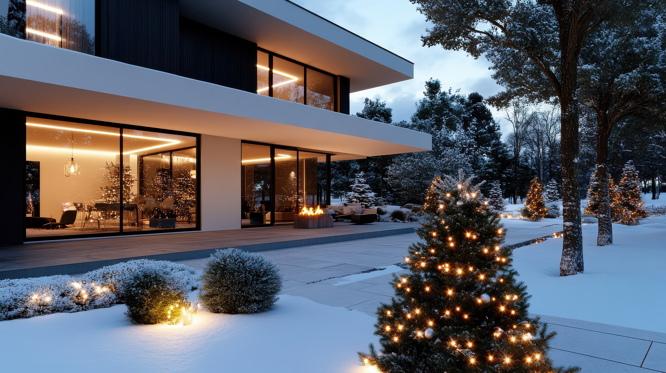 Fantaisie lumineuse à Noël